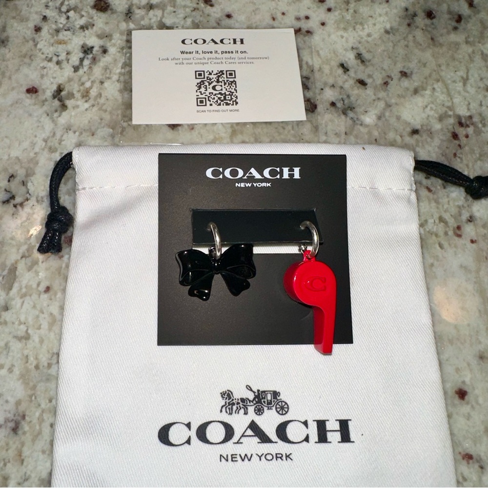 COACH Hypoallergenic Earrings - Picture 3 of 8